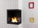 Встроенный биокамин Lux Fire Угловой 555 М (левый угол)