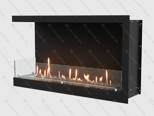 Встроенный биокамин Lux Fire Угловой 1155 М (левый угол)