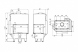 Топка DEFRO HOME RIVA SM BP G SHORT, 16 кВт, 756/478/500мм, угловое стекло справа, с водяным контуром, гильотина