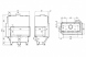Топка DEFRO HOME RIVA ME BP G SHORT, 19 кВт, 923/478/500мм, угловое стекло слева, с водяным контуром, гильотина