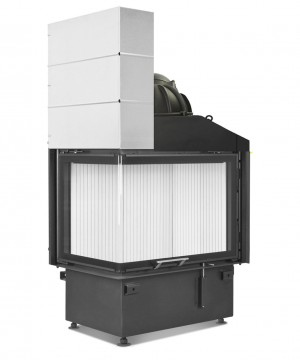 Каминная топка Hoxter ECKA 67/45/51Lh Левосторонняя с внешним теплоаккумулятором