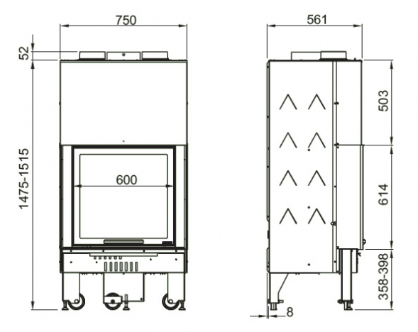 Monoblocco 600 Flat